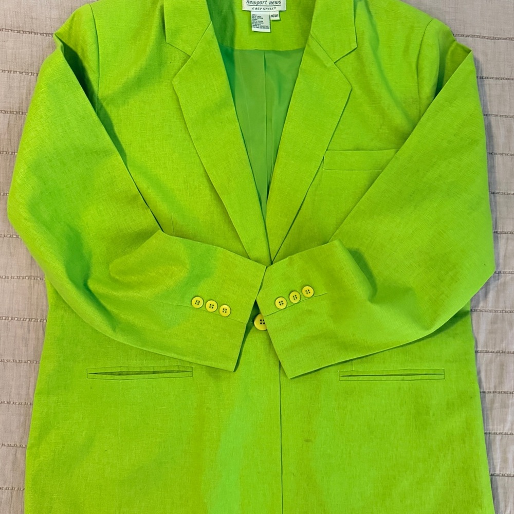 Newport News Blazer Green Women’s Size 18W